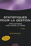 Pierre-Charles Pupion - Statistiques pour la gestion - Applications Excel et SPSS.