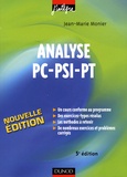 Jean-Marie Monier - Analyse PC-PSI-PT - Cours, méthodes et exercices corrigés.