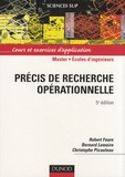 Christophe Picouleau et Robert Faure - Précis de recherche opérationnelle - Cours et exercices d'application.