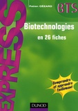 Fabien Cézard - Biotechnologies en 26 fiches.