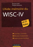 Bernard Jumel et Florence Savournin - L'Aide-mémoire du WISC-IV.