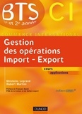 Ghislaine Legrand et Hubert Martini - Gestion des opérations import export - Manuel.