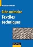 Daniel Weidmann - Textiles techniques - Aide-mémoire.