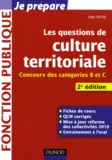 Odile Meyer - Les questions de culture territoriale - Concours des catégories B et C.