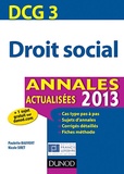 Paulette Bauvert et Nicole Siret - Droit social DCG 3 - Annales.