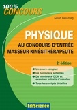 Salah Belazreg - Physique au concours d'entrée Masseur-Kinésithérapeute - 2e édition.