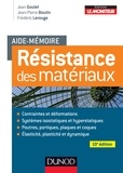 Jean Goulet et Jean-Pierre Boutin - Aide-mémoire - Résistance des matériaux - 10e éd..