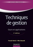 Farouk Hémici et Mira Bounab - Techniques de gestion - Cours et applications.