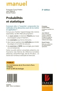 Mini manuel de probabilités et statistique. Cours + QCM 3e édition