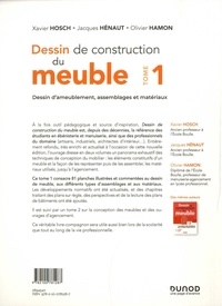 Dessin de construction du meuble. Tome 1, Dessin d'ameublement, assemblages et matériaux 3e édition
