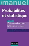 Françoise Couty-Fredon et Jean Debord - Mini Manuel de Probabilités et statistique - 3e éd. - Cours + Annales + Exos.