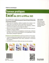 Travaux pratiques Excel. De Excel 2013 à Office 365