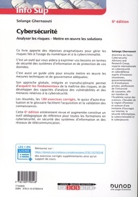 Cybersécurité. Analyser les risques, mettre en oeuvre les solutions 6e édition