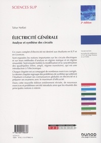 Electricité générale. Analyse et synthèse des circuits, cours et exercices corrigés 2e édition