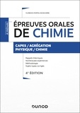 Florence Porteu-de Buchère - Épreuves orales de chimie - 4e éd. - Capes/Agrégation.