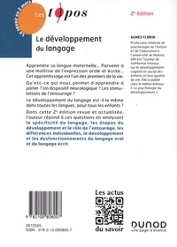 Le développement du langage 2e édition
