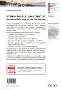 Python pour le data scientist. Des bases du langage au machine learning 2e édition
