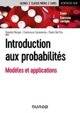 Quentin Berger et Francesco Caravenna - Introduction aux probabilités - Modèles et applications.