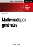 Jacques Vélu - Mathématiques générales Licence CNAM cycle A, IUT - Cours et exercices corrigés.