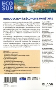 Introduction à l'économie monétaire 2e édition