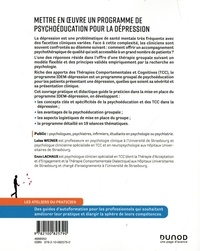 Mettre en oeuvre un programme de psychoéducation pour la dépression