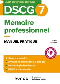 Marine Portal et Anne-Laure Farjaudon - Mémoire professionnel DSCG7 - Manuel pratique.
