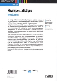 Physique statistique. Introduction, cours et exercices corrigés 3e édition