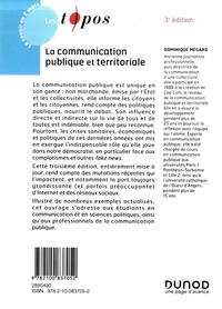 La communication publique et territoriale 3e édition