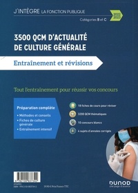 3500 QCM d'actualité et de culture générale Catégories B et C. Entraînement et révisions  Edition 2022-2023
