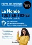 Anne-France Grenon - Le Monde tout-en-fiches - Concours Prépas commerciales.