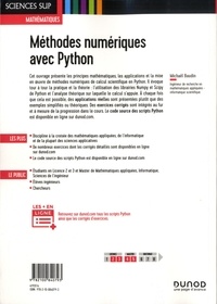 Méthodes numériques avec Python. Théorie, algorithmes, implémentation et applications avec Python 3