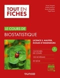 Xavier Noguès et André Garenne - Le cours de biostatistique Licence 3/Master/Ecole d'ingénieurs - 110 fiches de cours, 120 schémas, 50 QCM.