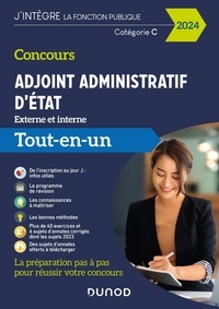 Audrey Charmont et Stephen Lédé - Concours Adjoint administratif d'Etat externe et interne Catégorie C - Tout-en-un.