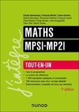 Claude Deschamps et Claire Tête - Maths MPSI-MP2I - Tout-en-un.
