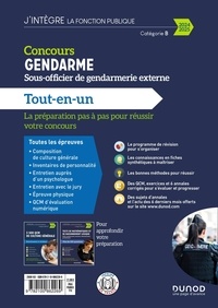 Concours Gendarme, sous-officier de gendarmerie externe Catégorie B. Tout-en-un  Edition 2024-2025