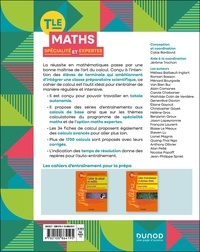 Cahier de calcul en maths Terminale. Spécialité Maths et Maths expertes, en route pour la prépa
