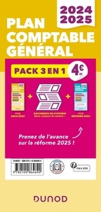  Dunod - Pack 3 en 1 Plan comptable général - Plan comptable réforme 2025, documents de synthèse, plan comptable général.