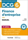 Florence Delahaye-Duprat et Jacqueline Delahaye - DCG 6 - Finance d'entreprise - Manuel - 4e éd..