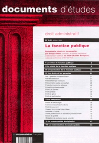 Serge Salon et  Collectif - Droit Administratif Numero 2.01 1999 : La Fonction Publique.