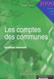  Trésor Public - Les comptes des communes 1999 - Synthèse nationale.