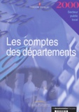  Collectif - Les Comptes Des Departements. Exercice 2000.