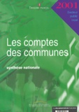  Trésor Public - Les comptes des communes 2001 - Synthèse nationale.