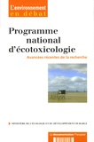 Catherine Bastien Ventura - Programme national d'écotoxicologie (PNETOX) - Avancées récentes de la recherche.