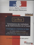  La Documentation Française - La Box : Connaissance des institutions et de l'administration de la France - 4 Ouvrages et 1 Formation en ligne, Catégorie B.