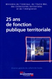  Ministère de l'Intérieur - 25 ans de fonction publique territoriale.
