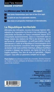 La République territoriale. Une singularité française en question