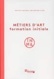  INMA - Métiers d'art - Formation initiale.
