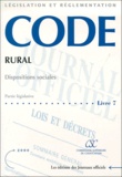  CSC - Code rural - Livre 7, Dispositions sociales, partie législative, édition juin 2000.