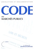  Journaux officiels - Code des marchés publics.