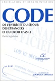  Journaux officiels - Code de l'entrée et du séjour des étrangers et du droit d'asile - Textes mis à jour au 29 mars 2005.